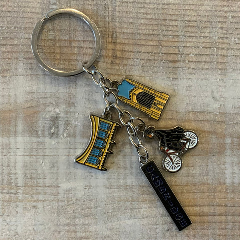 4 Charm Keyring