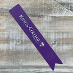 King’s College Eco Leather Bookmark - Purple logo