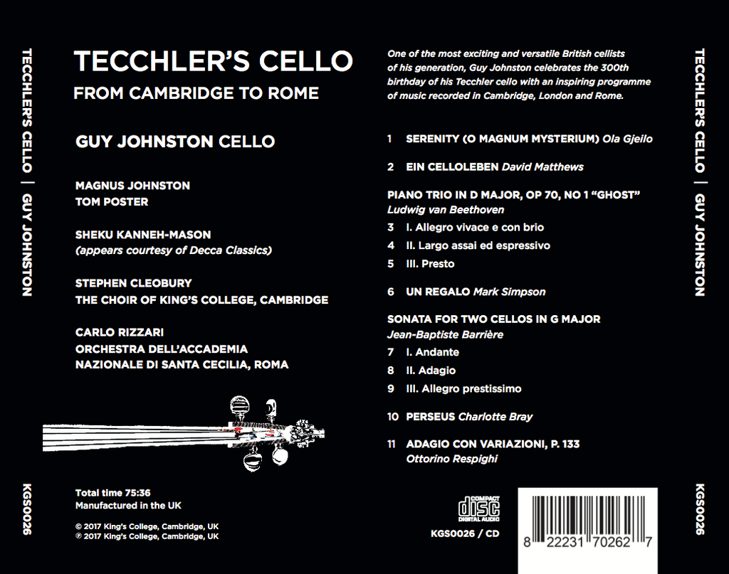 Tecchler's Cello: From Cambridge to Rome