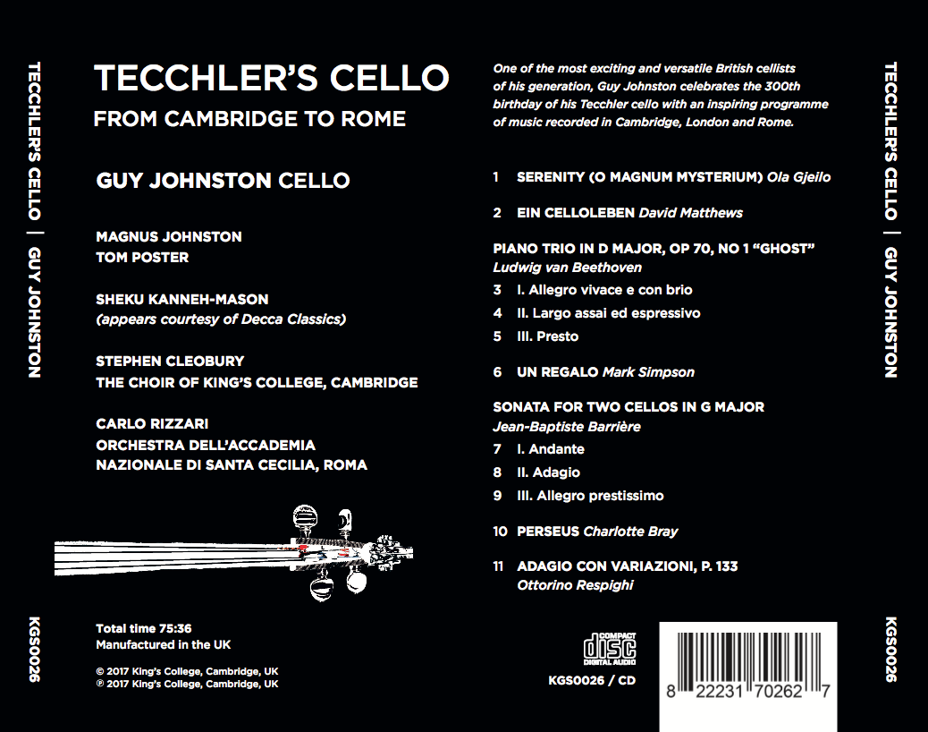 Tecchler's Cello: From Cambridge to Rome